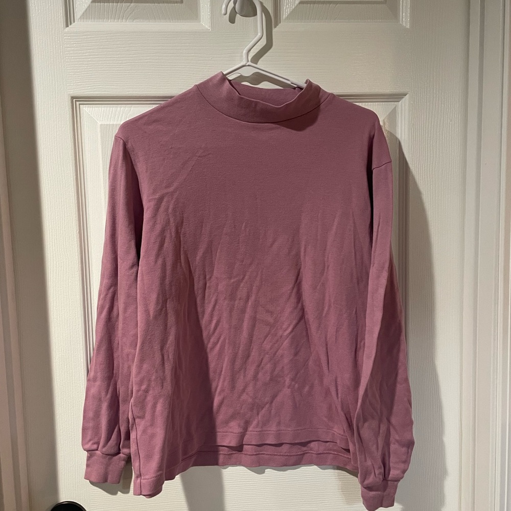 mock neck long sleeve